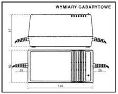 Wymiary zasilacza SPS-30PLT